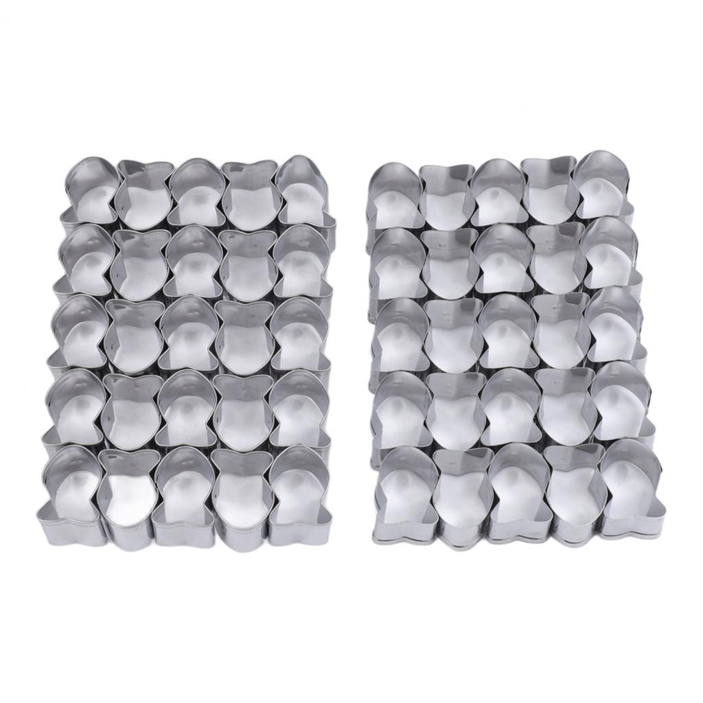 25 Cavity Cutter Fish Shape Molds Goldfish Cookie Cutter
