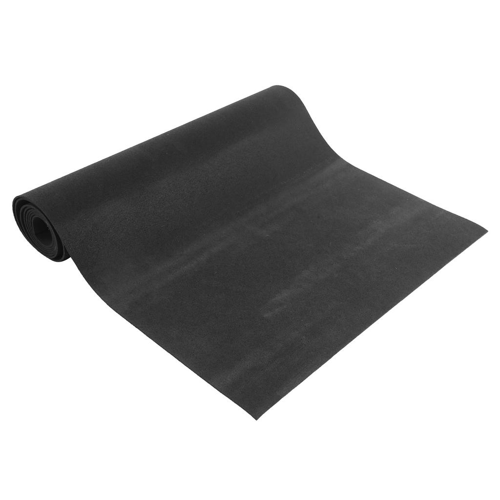 Rubber Fitness Mat Floor Protector for Treadmills Cushioning Pad Gym Sport Equipment
