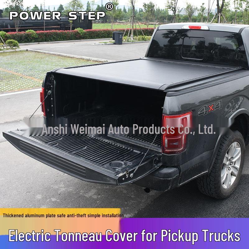 Fits 2015-2022 Ford Raptor F150: Electric Roll-Up Tailgate Cover - Truck Accessories