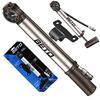 Aluminum Bicycle Pump, Manometer Chmp-003Ag, Concrete Hose