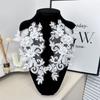 White, Yellow, Pink, Blue And Purple, Lace Three-Dimensional Flower Pieces To Flowers Diy Bridal Headgear Jewelry Materials, Wedding Dress Decals