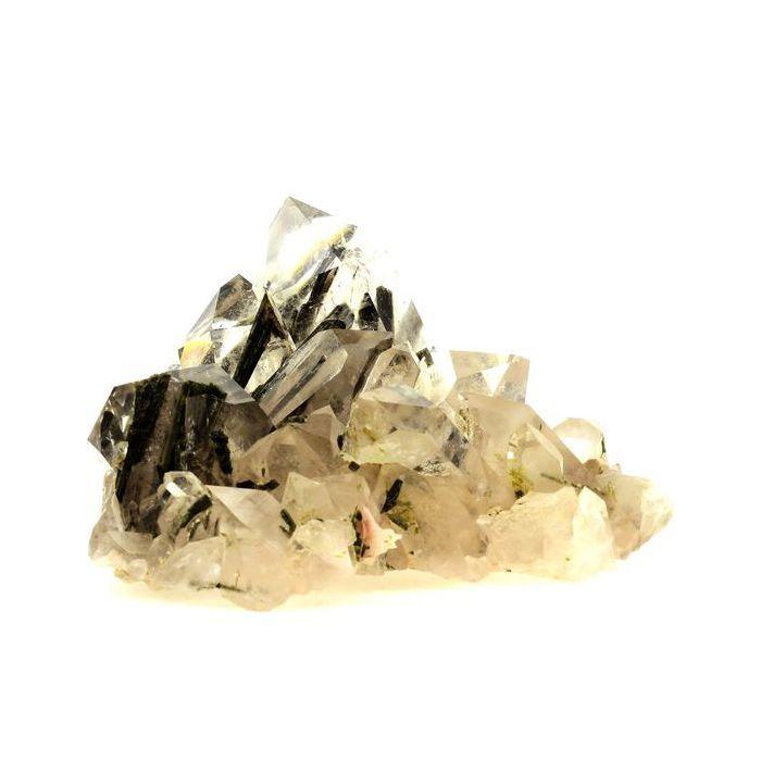 Pierres et Minéraux. Quartz + Epidote. 4000.0 ct. Caetité, Bahia, Brésil.