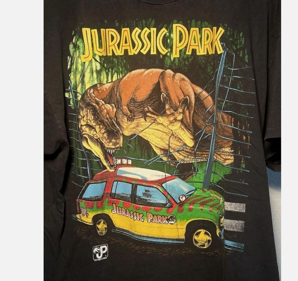 Vintage 1993 Reprint Jurassic Park T Rex Movie Promo Shirt Unisex T-Shirt XXXXL