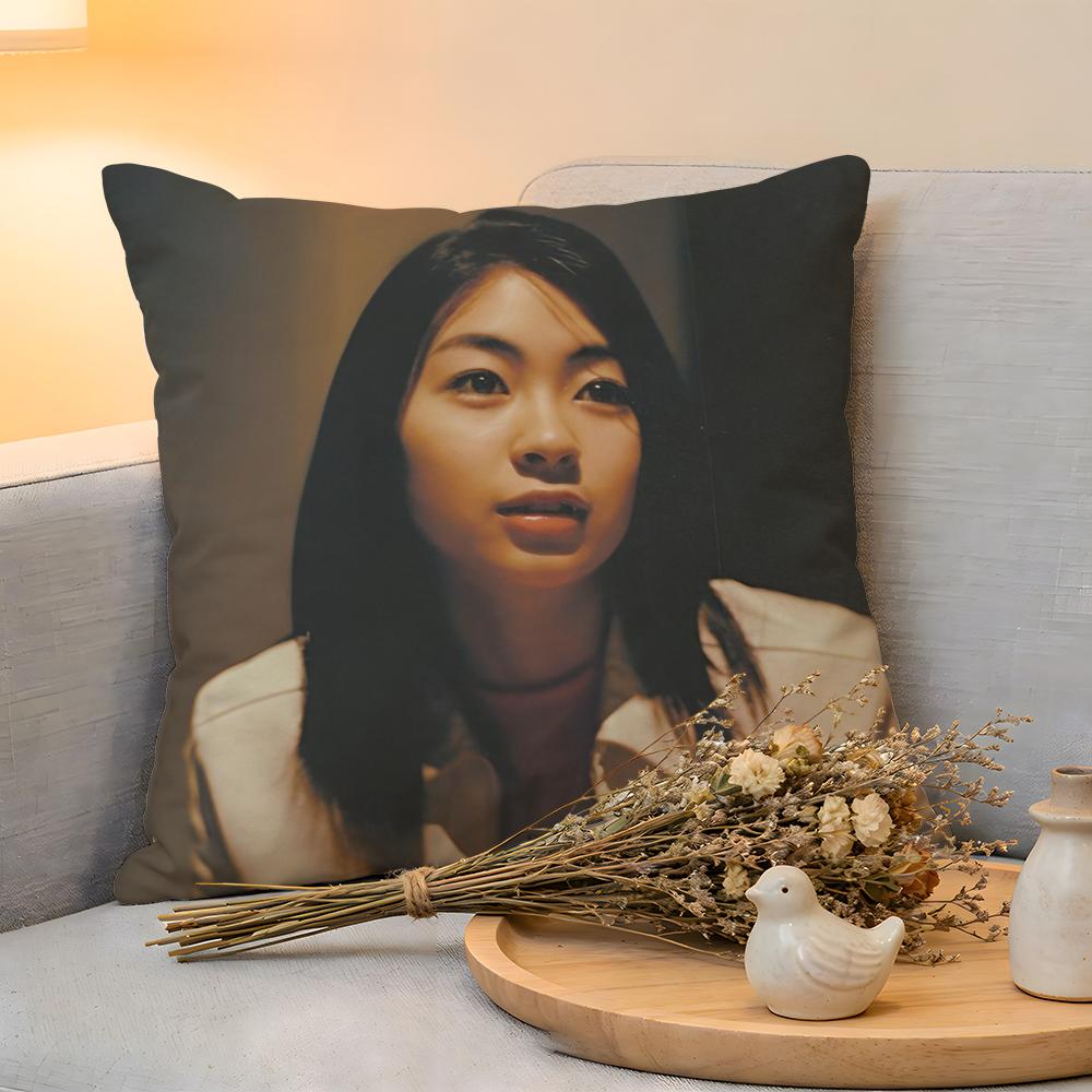 

Cushion Cover Linen SkinFriendly Soft Decorative Case For Sofa Home Decor Hot Singer UUtada Hikaru Pillow cover 30x30cm