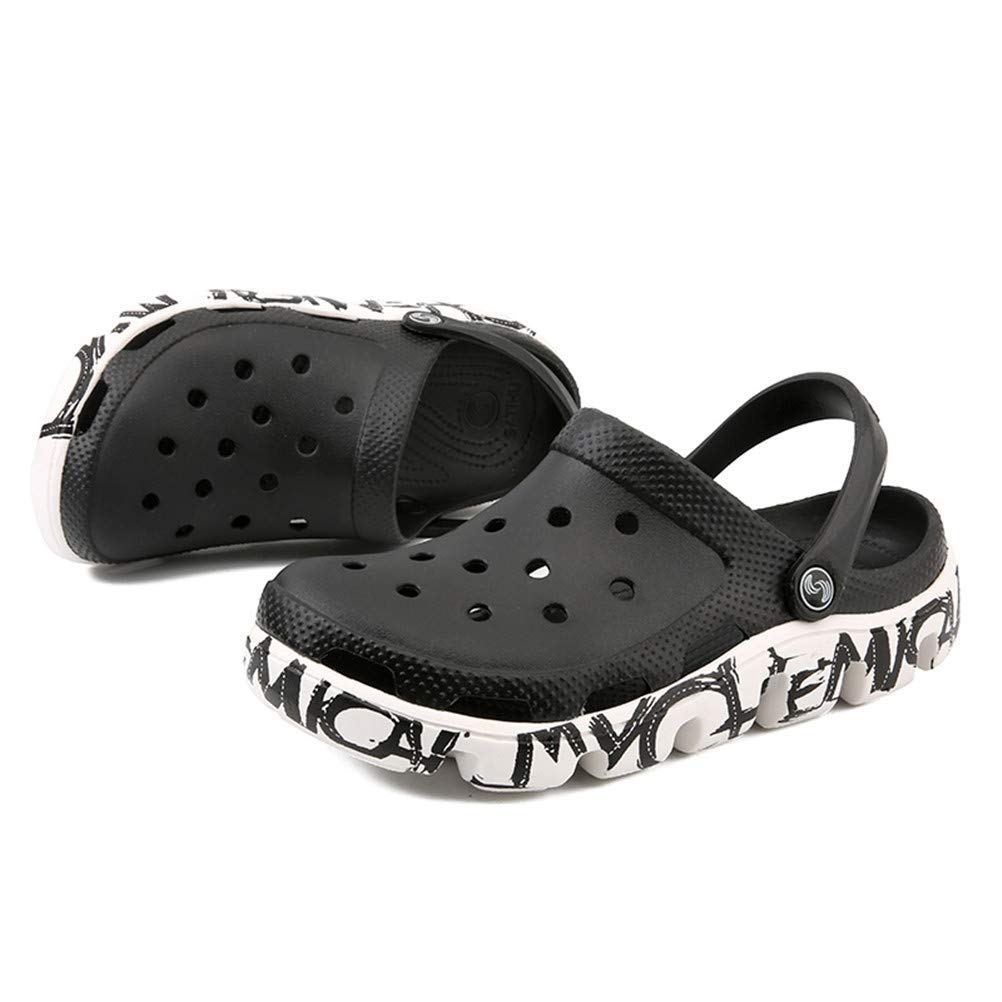 Ainiway Clog Casual Comfortable for Indoor and Outdoor Summer Men's Sandals, Slip-Ons, Wear, Breathable, Amphibious, Shoes, 2-Way (701WT44)