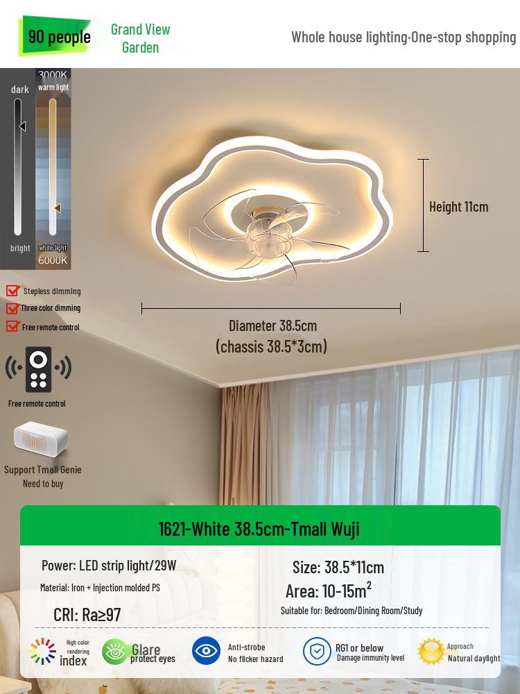 Cloud Lamp for Children's Room - Nordic Ceiling Fan Lamp