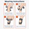 Adjustable Elastic Knee Wrap Breathable Knee Support Pads Knee Compression Sleeve  Support Brace