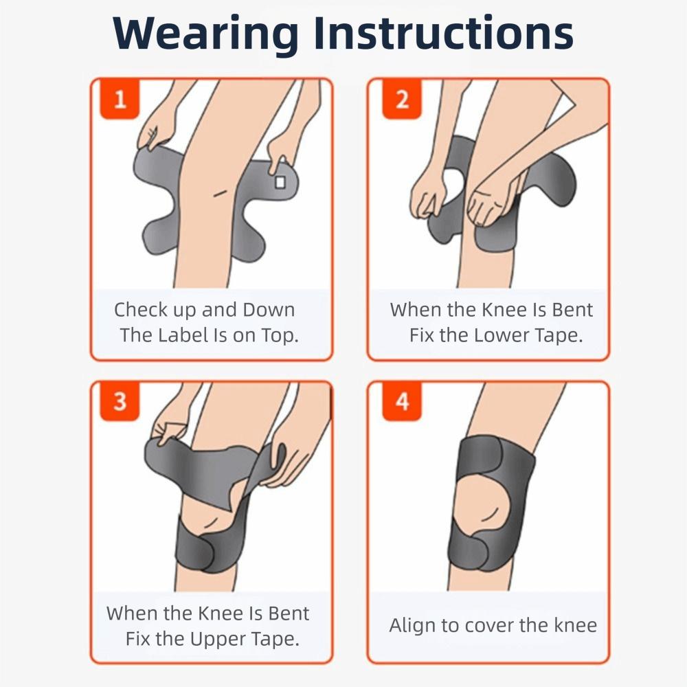 Breathable Elastic Knee Wrap Side Stabilizers Knee Compression Sleeve  Sports Running