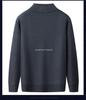 Men's High Neck Half-Zip Fleece Sweater – Trendy, Thick Knitwear for Autumn & Winter