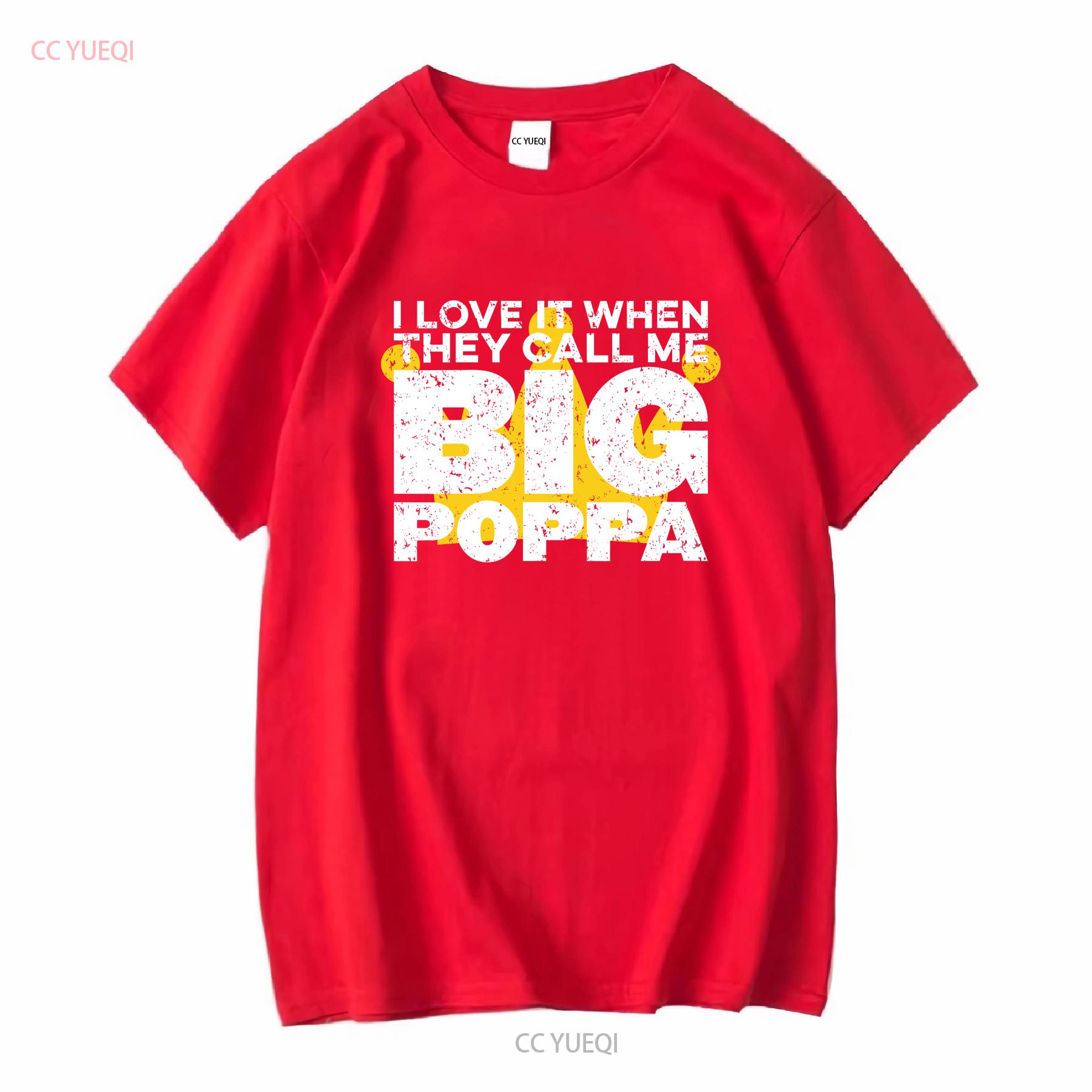Я люблю, когда меня называют Big Poppa Crown Хип-Хоп Черная футболка винтажная стираная мода Стильная немного эластичная S