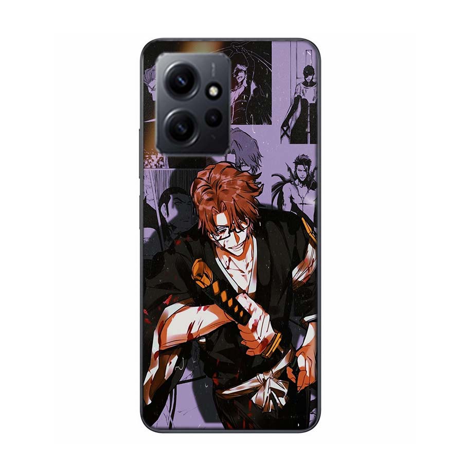 Bleach Aizen Sousuke Phone Case For Redmi 12 13C 12C 15C 9 10 10C Note 13 Pro Plus 14 15 Pro 9T 9C 9A TPU Soft Cover Clear Cell