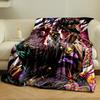 Dynamic Anime-style Figure with a Bold Pose and Chain Details. for All Seasons Blanket Lunch Break Throw Gift