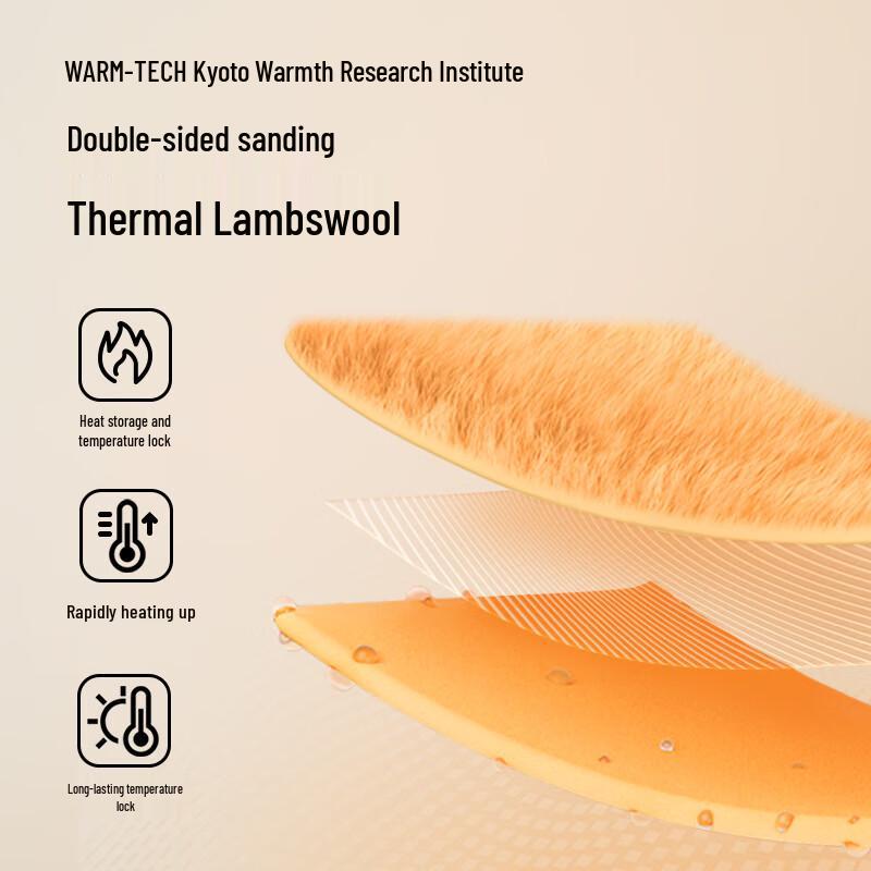 Men's Lamb Wool Lined Loose Jacket