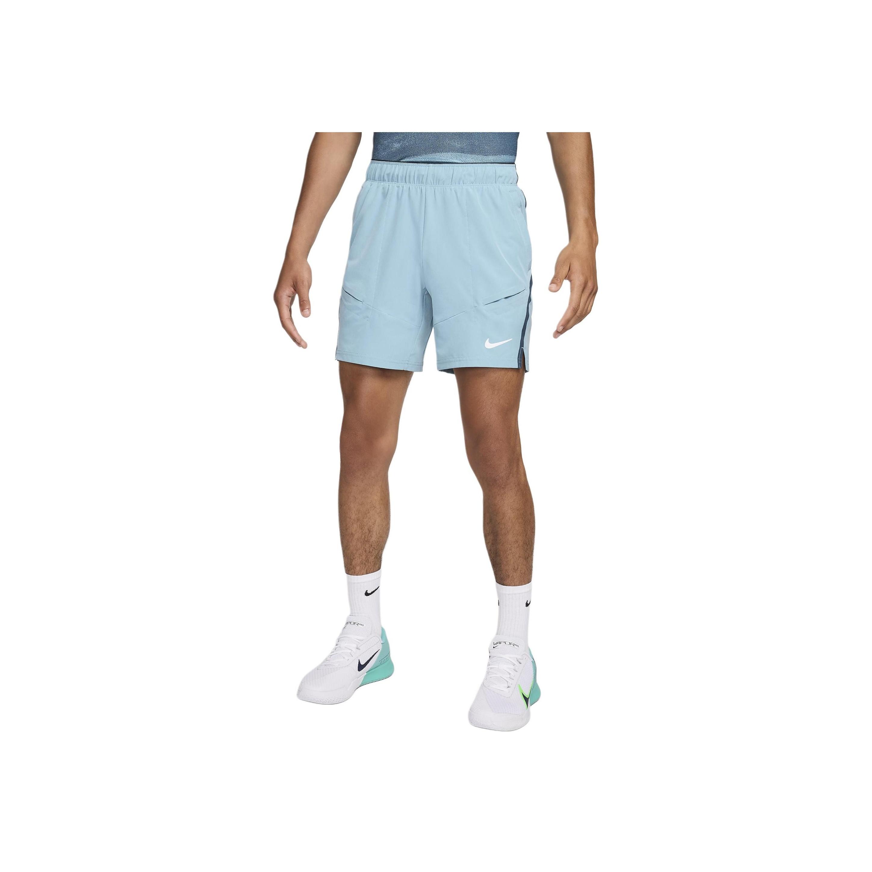 

New Nike Court Advantage Men s Dri FIT 7 Tennis Shorts FD5336-464 L