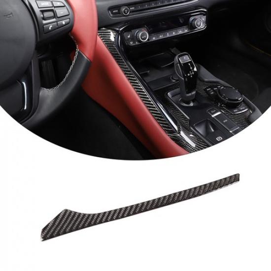 Soft Real Carbon Fiber Car Interior Kit Cover Trim For Toyota Supra A90 19-22