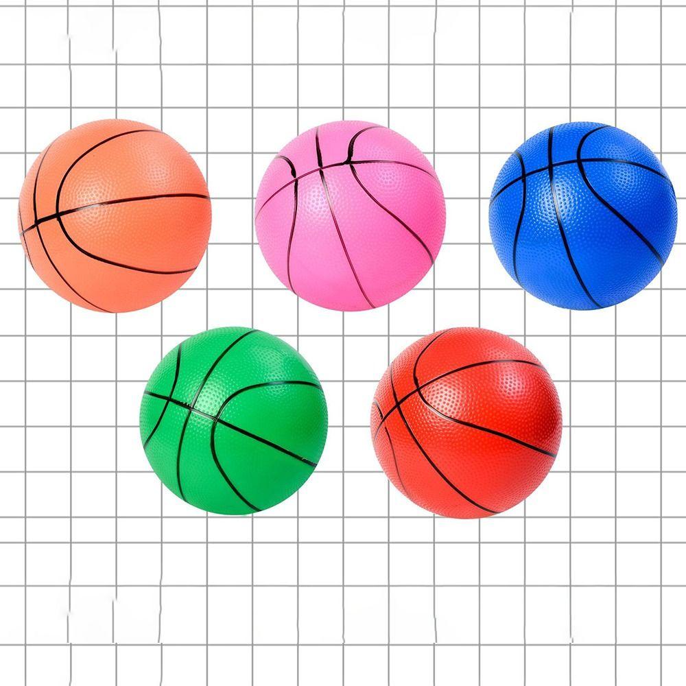 Rubber Inflatable Small Basketball Toy Sports Elastic Balls Fillers Small Patting Ball  Kids