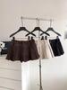 American Retro Spicy Girl High Waist Corduroy A-line Pleated Skort - Versatile Autumn/Winter Casual Wear