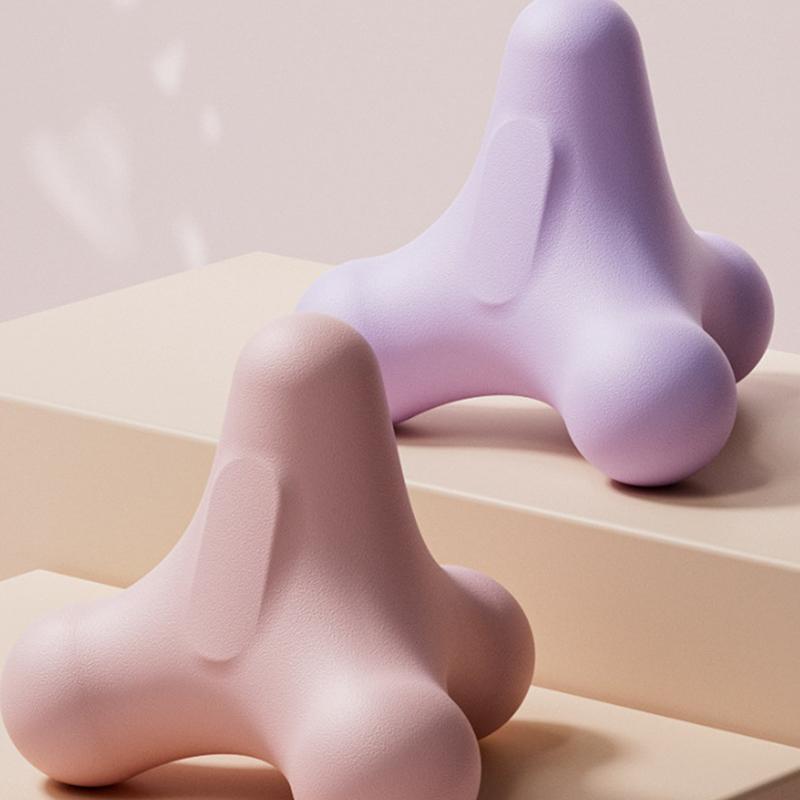 Faszienball Vier Ecken Massageball Fitness Akupunktur Silikonball Muskelentspannung Sohle Schulter Nacken Handmassage Sohle