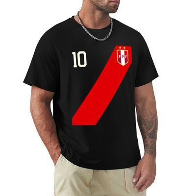 Peru Koszulka Retro T-shirt ciężki t-shirty estetyczne ubrania topy męski t-shirt graficzny