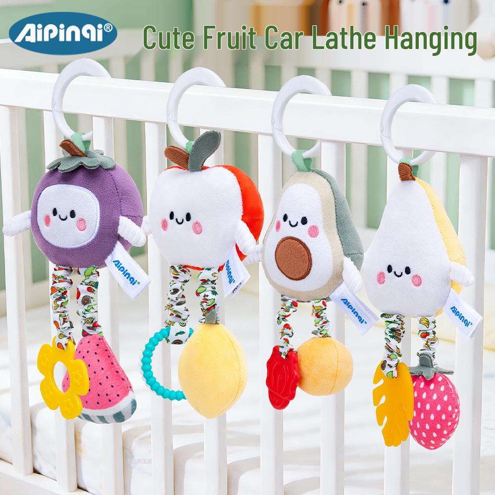 2026 New Style Cross-Border Baby Stroller Fruit Plush Soothing Crib Toy