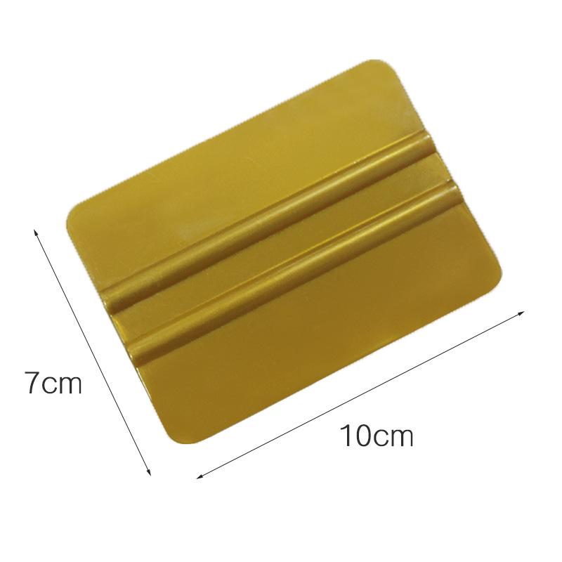 Car Vinyl Wrap Velvet Scraper Tool - Square Plastic for Film Application