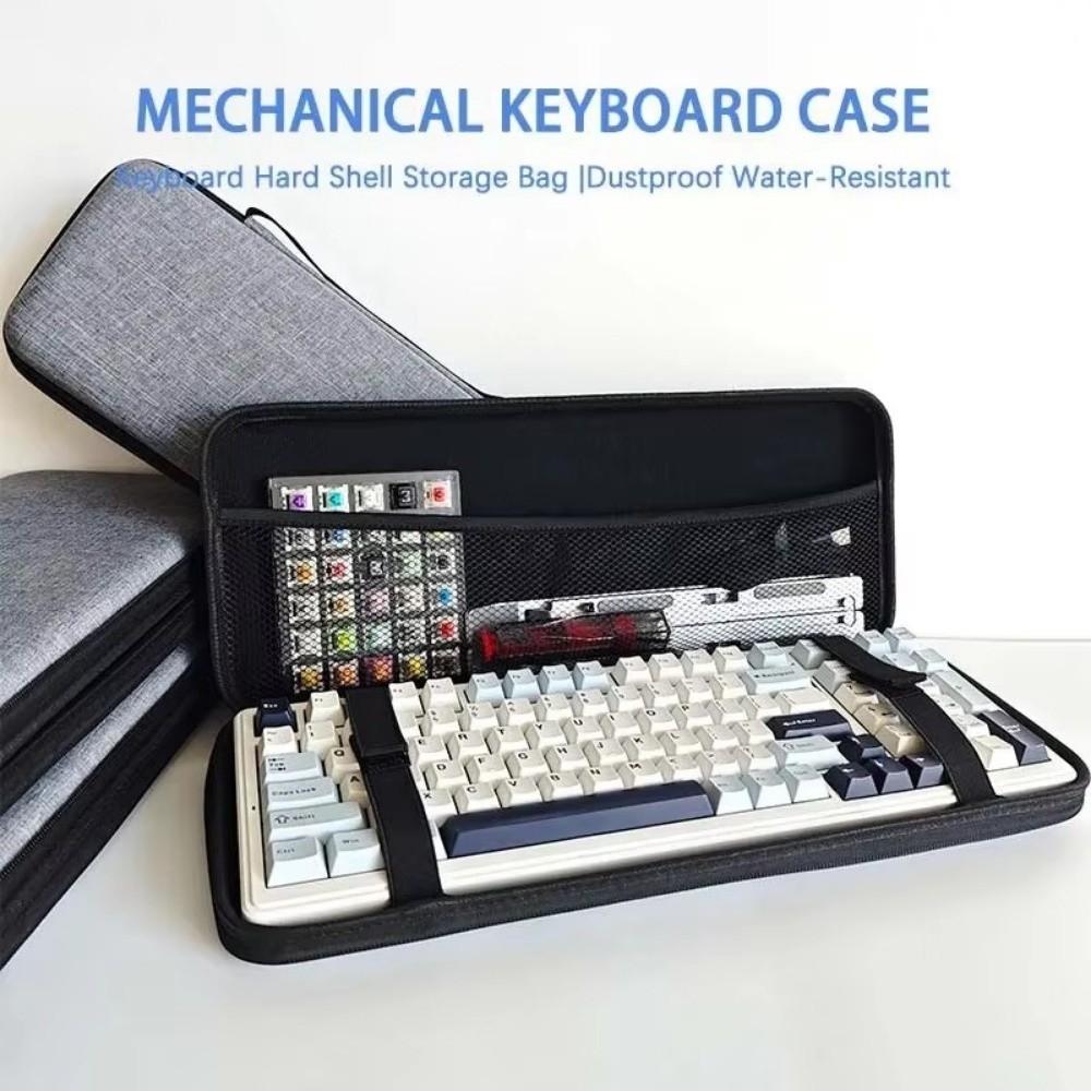 Sac de clavier mécanique EVA Sac de rangement à coque rigide Convient pour 61 touches 87 touches 104 touches