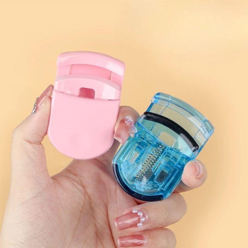 Professional ABS Eyelash Curler Silicone Mini Eyelash Curling Clip Multicolor False Eyelashes Auxiliary Beauty