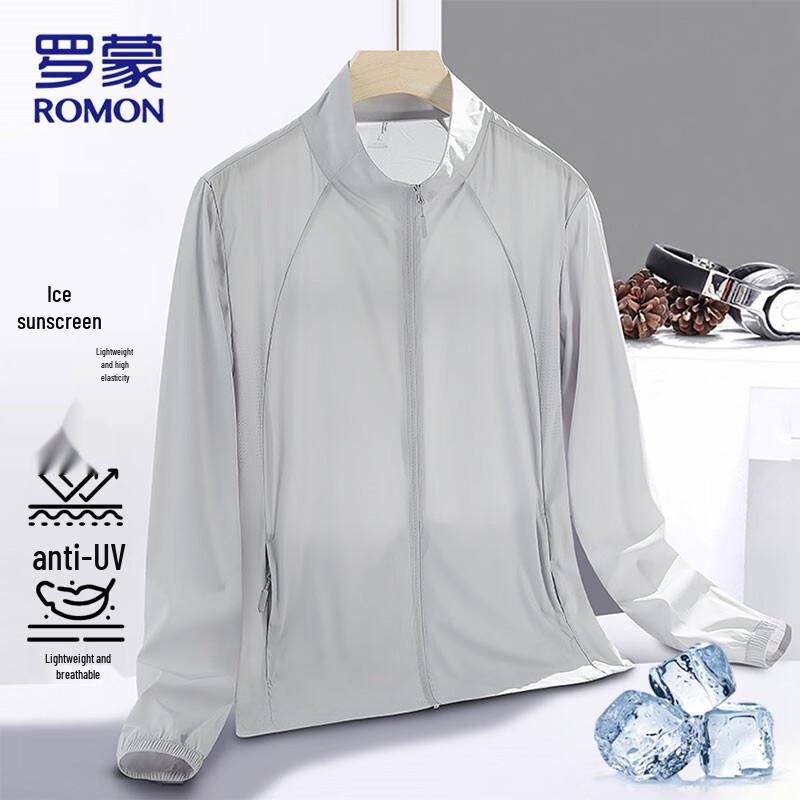 Romon Men s UPF50+ Ice Silk Sun Protection Jacket 3XL