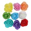 50Pcs Artificial Rose Flower Heads Multicolor Foam Rose Heads For Wedding Bouquet And Diy Crafts Party Home Decorations