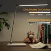 Lampe de Bureau LED - LENDOO - Dimmable - 5 Modes de Couleur - 10 Niveaux de Luminosité - A++