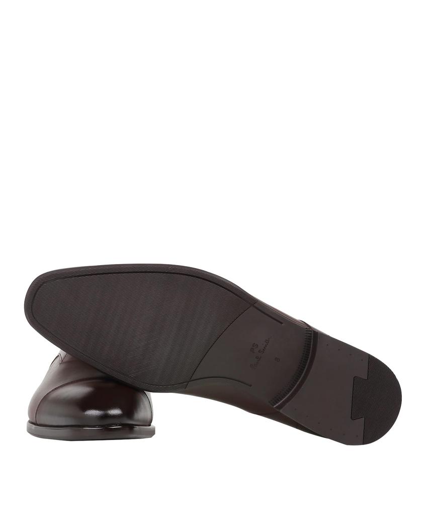 Paul Smith Leather Dark Brown Straight-Tip Shoes,