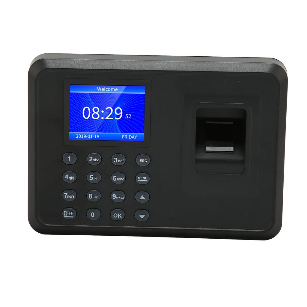 Fingerprint Attendance Machine 2.4 Inch 1000 User Capacity Name Display Biometric Fingerprint
