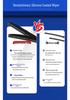 Universal Silicone-Coated High-End Silent Wiper Blade for ASX, Multi-Functional Three-Section Water-Scraping Blade.