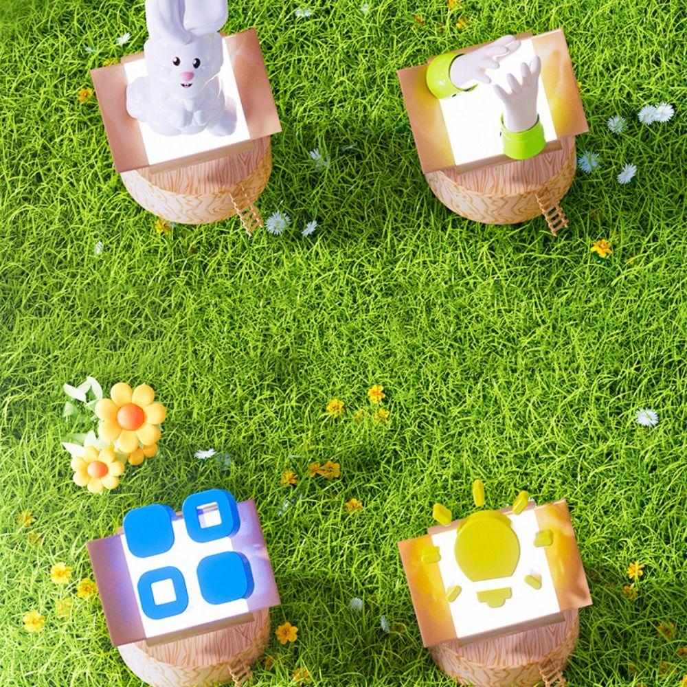 Cartoon Animals Peekaboo Switch Box Button Animal Sensory Toy Pop-up Animals Toy  Children