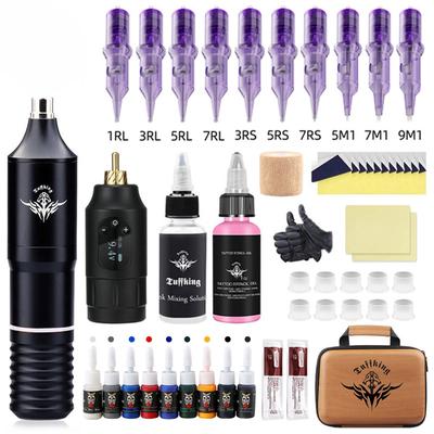 Tattoo Machine, Tattoo Pen Set, Wireless Battery, Integrated Needle, Color Material, Tattoo Consumables, Tattoo Tool.