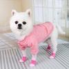 2-Pairs Dog Household Socks Pet Hardwood Floor for Hot Pavement Outdoor Booties