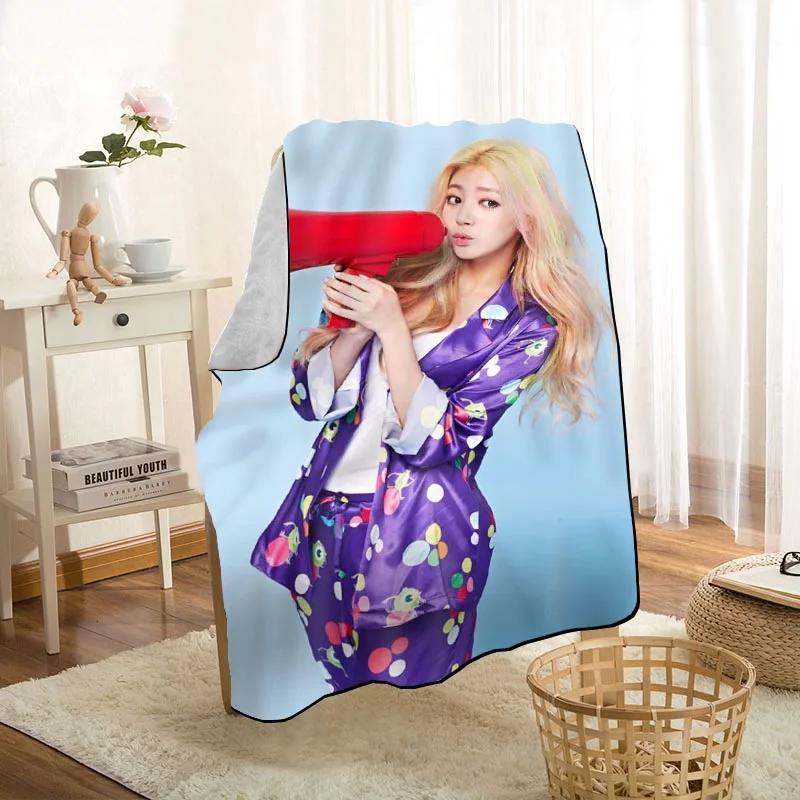 Modern Popular LABOUM KPOP Girl Blanket On For The Sofa/Bed/Car Portable 3D Blanket For Kid Home Textile Fabric 1009