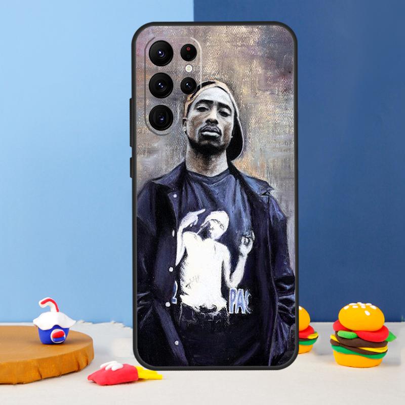 Tupac 2pac Shakur Phone Case For Samsung Galaxy S24 S25 Ultra S9 S10 S20 S22 S21 S23 Plus S24 FE Cover Coque