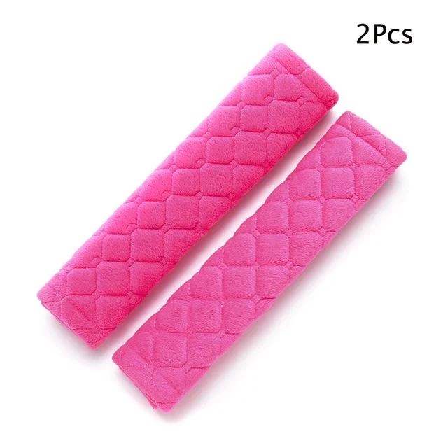 Car Soft Seat Belt Cover Universal Auto Seat Belt Covers Warm Plush Safety Belts Shoulder Protection Auto Interior Accessories