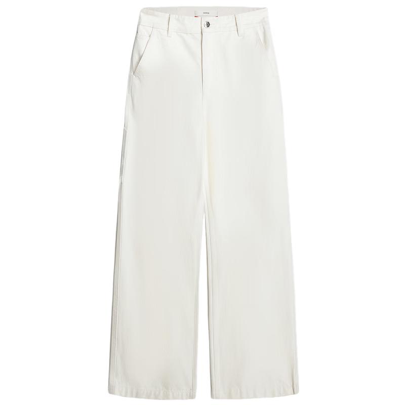 edition RED LABEL 2025 Winter Raw White Denim Trousers