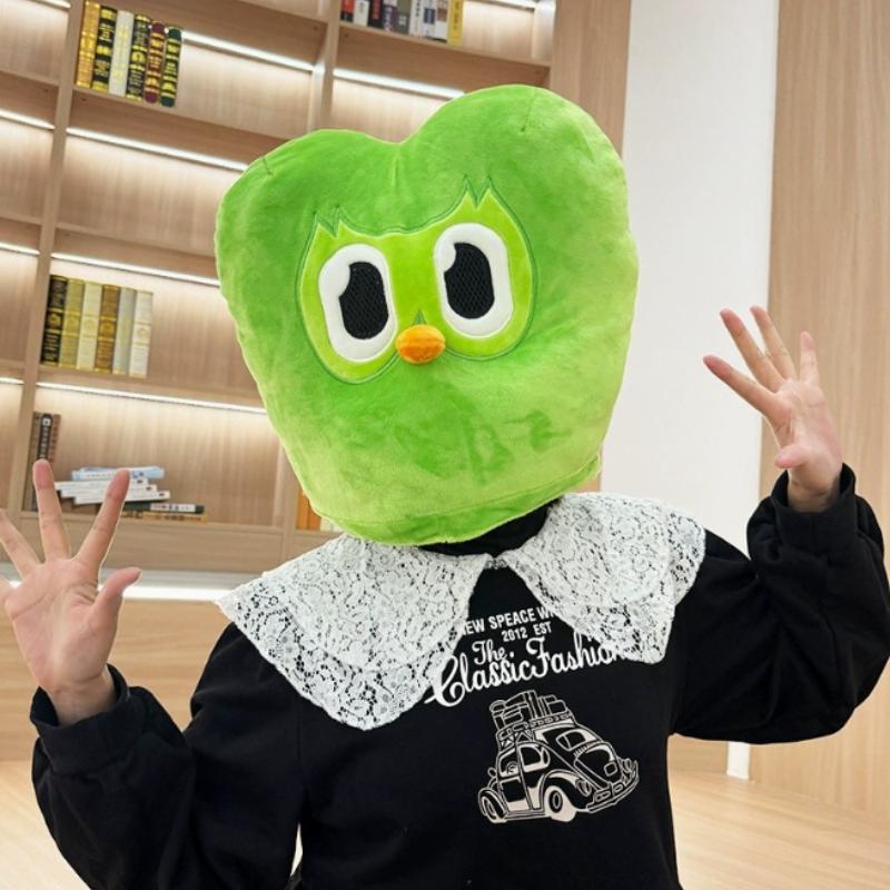 New Fashion Toy Green Owl Purple Hair Sister Plush Doll Pillow Pendant