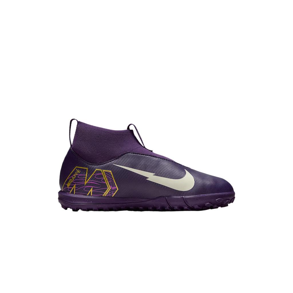 Nike Jr. Mercurial Superfly 10 Academy Kylian Mbappé Grand Purple Pale Ivory HF3420-500