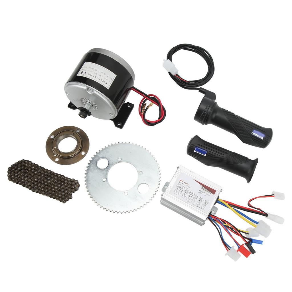 12V 350W Electric DC Motor Controller Kit 28A 2700RPM Throttle Grip for Go Kart Electric Scooter Motorcycle