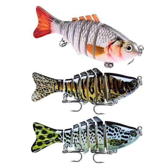 

3/5 шт. рыболовные приманки 3D плавающая приманка с тройными крючками реалистичные яркие цвета компактная портативная жесткая приманка искусственная приманка 3pcs