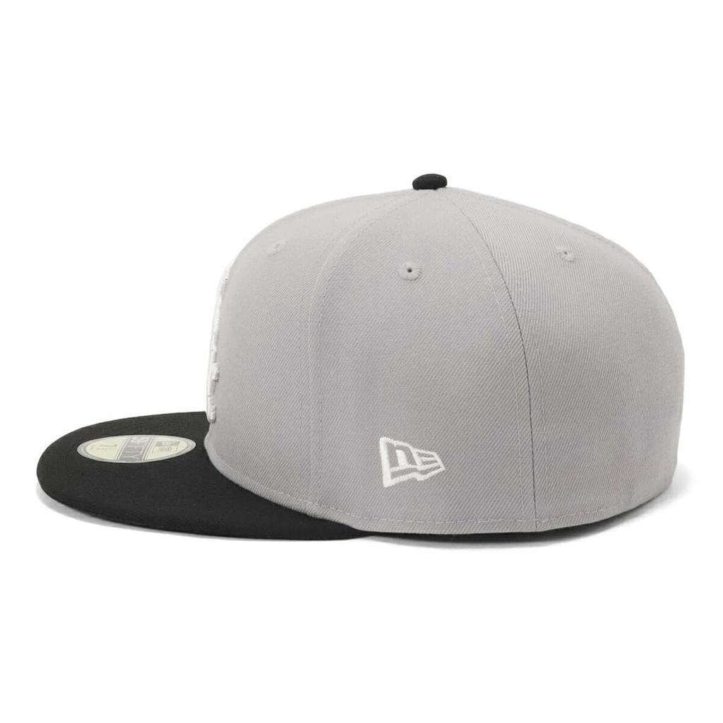 Cap 59FIFTY 14562005 NER35C4087 CWS Grey ONSPOTZ Special Order SIDE PATCH 2Tone MLB Chicago White Sox SOX MLB Flat Visor Unisex Sun Protection UV Care