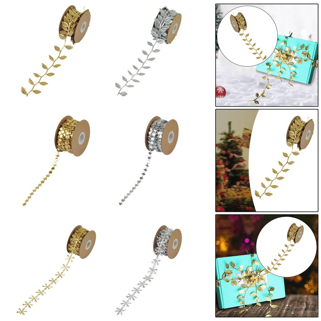 Christmas Ribbon DIY Crafts 32.80ft Long Decorative Crafting Wedding Decor