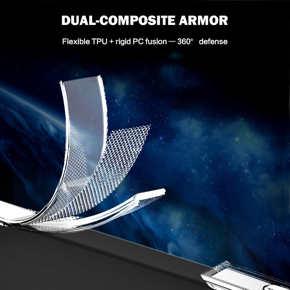 Xiaomi 17T / 17T Pro Hülle LeReach TOC Transparentes TPU + PC Harte Rückseite