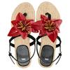 Zara Fashionable Versatile Trendy Flat Sandals Women Sandals Red 11669310600