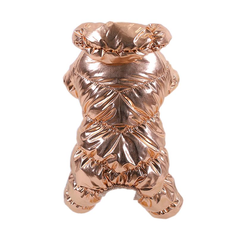 Winter Daunen Overall für Hunde Warm Kleine Mittelgroße Hundekleidung für Französische Bulldogge Overall Welpen Katzenkleidung ubranka dla psa