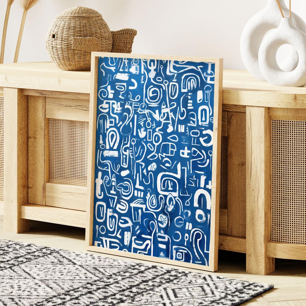 Poster Blue Paintings